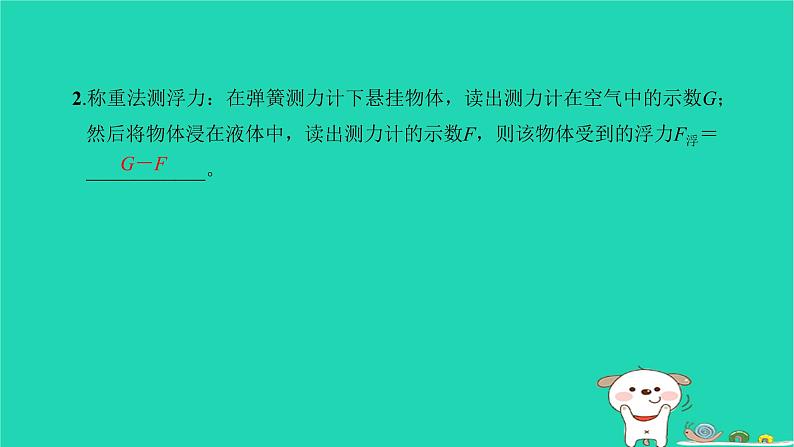 2022八年级物理下册第十章浮力复习卷习题课件新版新人教版04