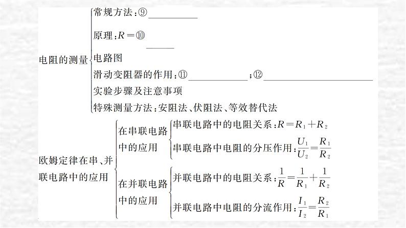 人教版九年级物理上册第十七章复习训练课件03