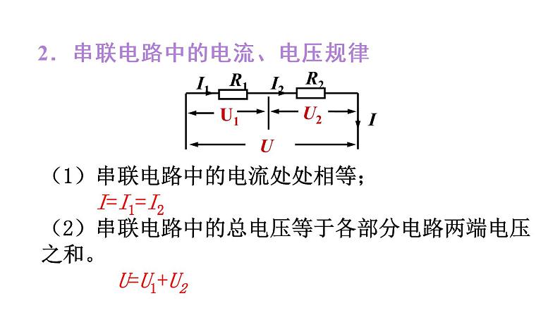 人教版初中物理九年级全册  第十七章  第4节  欧姆定律在串、并联电路中的应用课件03