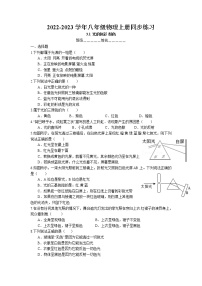 初中物理苏科版八年级上册3.1 光的色彩 颜色同步测试题