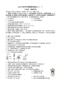 湖南省长沙市长雅中学2022-2023学年九年级上学期第一次月考物理试题（含答案）