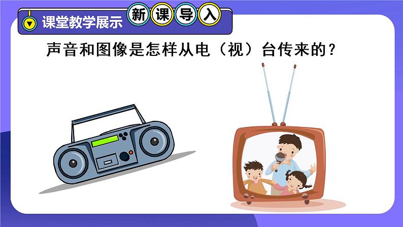 人教版物理初中九年级下册全册 第二十一章 信息的传递  第3节 广播、电视和移动通信 PPT课件04