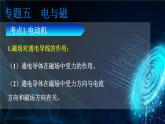 人教版物理初中九年级下册全册 期末复习 专题五 电与磁  第2课时 电动机和发电机 PPT课件