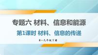 人教版物理初中九年级下册全册 期末复习 专题六 材料、信息和能源  第1课时 材料、信息的传递 PPT课件