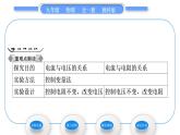 教科版九年级物理全册第五章欧姆定律5．1　欧姆定律 第1课时　实验：探究电流跟电阻、电压的关系习题课件
