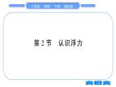 教科版八年級(jí)物理下第十章流體的力現(xiàn)象 第2節(jié)  認(rèn)識(shí)浮力 習(xí)題課件