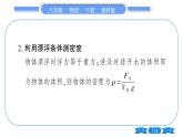 教科版八年级物理下第十章流体的力现象 小专题五  利用浮力测密度 习题课件