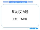 教科版八年级物理下期末复习专题 专题一  作图题 习题课件