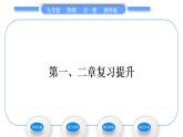 教科版九年级物理全册第二章改变世界的热机第一、二章复习提升习题课件