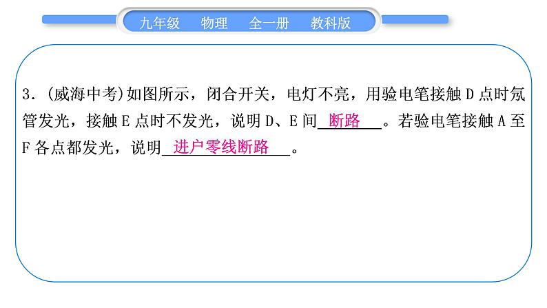 教科版九年级物理全册第九、十、十一章复习提升习题课件03