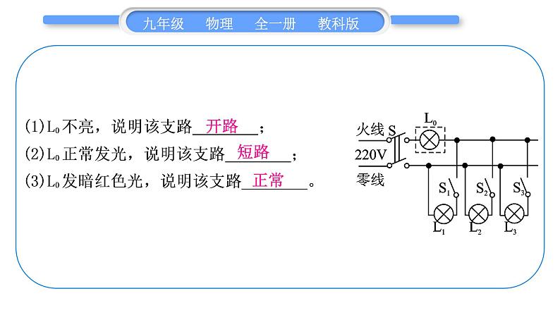 教科版九年级物理全册第九、十、十一章复习提升习题课件08