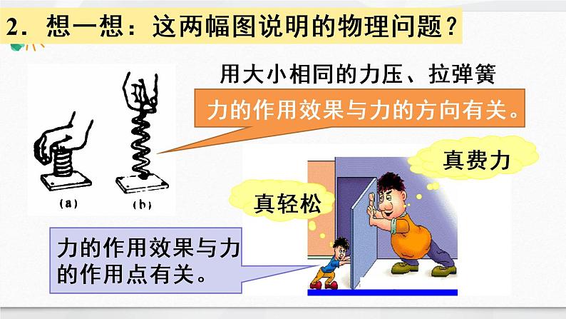 人教版物理八年级下册 第七章 力 本章知识复习与归纳 PPT课件06