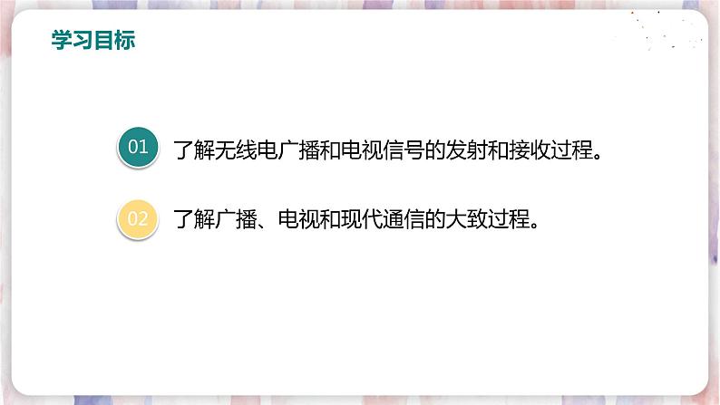 沪粤版物理9年级下册 19.2 广播电视与通信 PPT课件+教案03