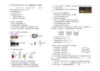初中学业水平考试（中考）物理模拟测试（含答案）