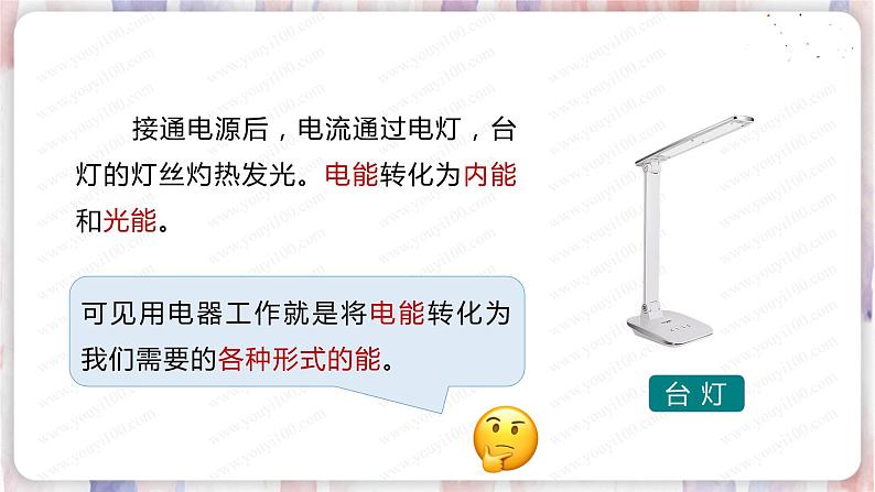 北师大版物理9年级 13.1电能和电功 PPT课件+教案05