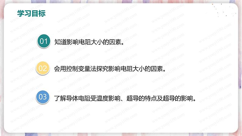 北师大版物理9年级 11.7探究影响导体电阻大小的因素 PPT课件+教案03