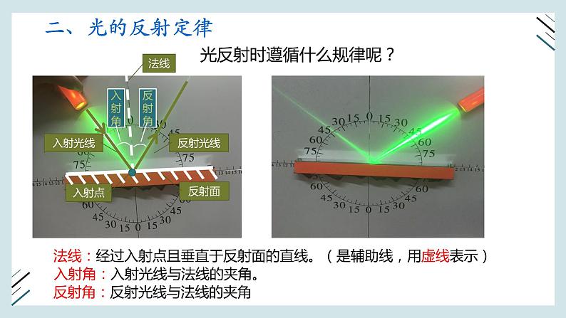 2022-2023人教版物理八年级上册4.2《光的反射》课件第7页