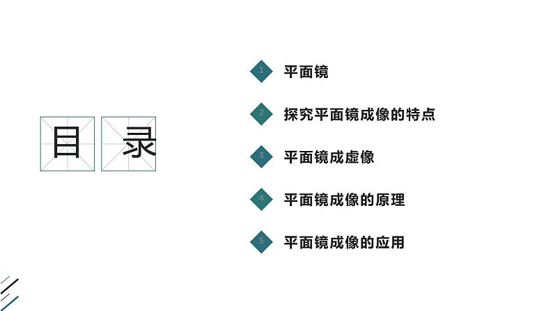 2022-2023人教版物理八年级上册4.3《平面镜成像》课件03