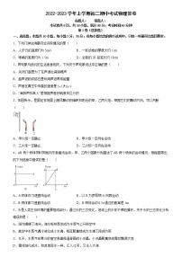 广东省广州大学附属中学2022-2023学年八年级上学期期中考物理试题 (含答案)