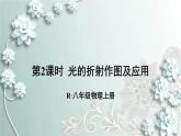 人教版物理八年级上册 第2课时 光的折射作图及应用 课件