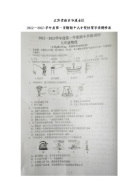 江苏省南京市溧水区2022—2023学年上学期期中九年级物理学情调研卷