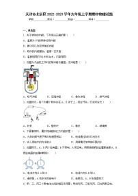 天津市北辰区2022-2023学年九年级上学期期中物理试题(含答案)