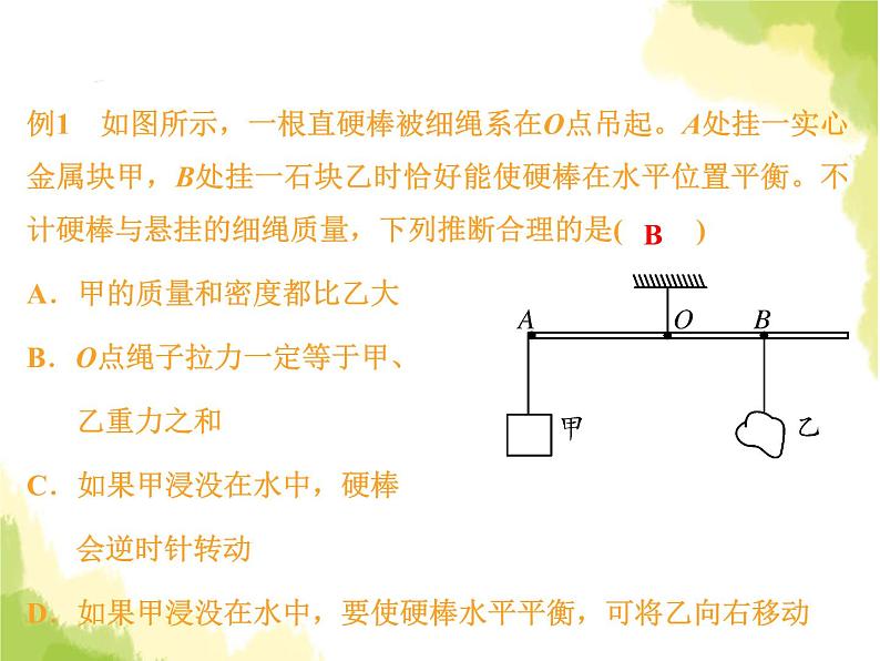 中考物理复习题型四杠杆建模课件第3页