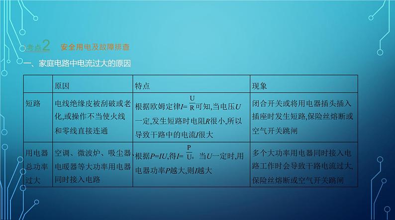 2022-2023学年中考物理复习专题十四　家庭电路第7页