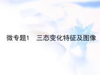 中考物理复习微专题1三态变化特征及图像精讲课件