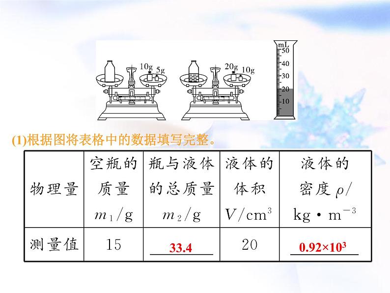 中考物理复习微专题2密度实验及方法精讲课件第8页