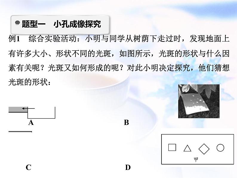 中考物理复习微专题28凶成像和影子的形成精讲课件第2页