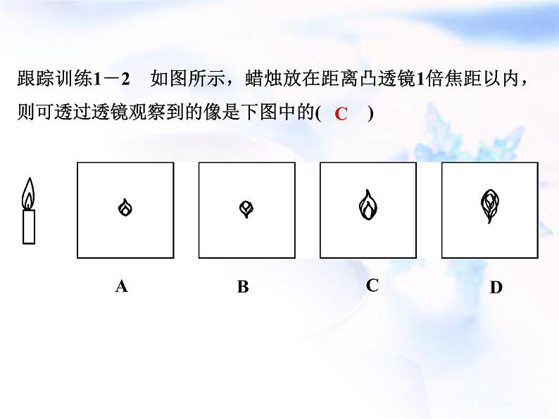 中考物理复习微专题30凸透镜成像规律及应用精讲课件05