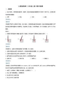 人教版物理 八年级上册 期中检测 (3)