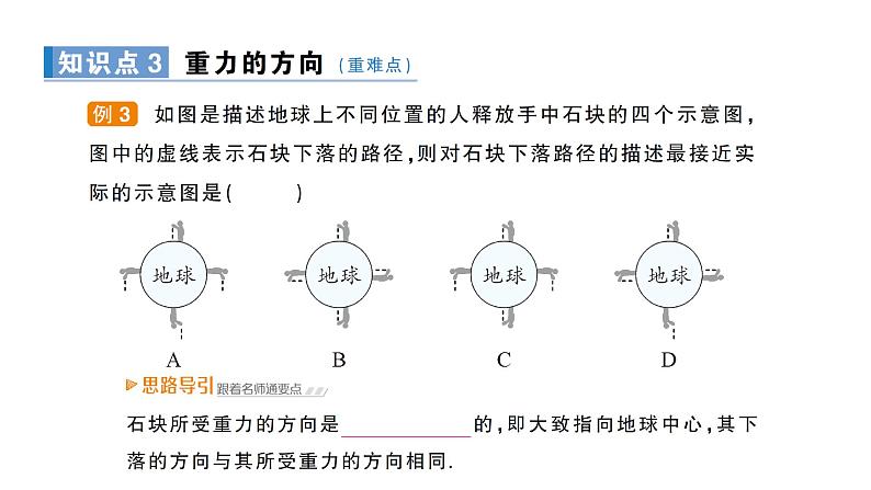 人教版初中物理八年级下册  第七章 第3节 重力 教案+学案+课件08