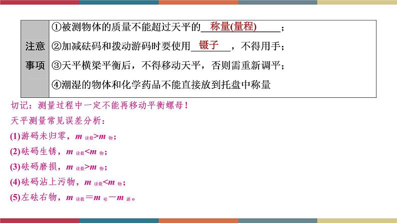 备战2023 中考物理一轮复习 第1编  第3主题  第6讲　质量与密度 课件05