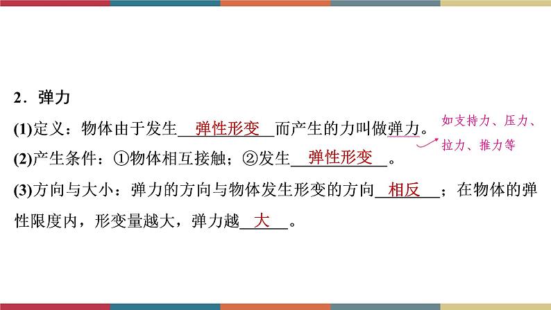 备战2023 中考物理一轮复习 第1编  第3主题  第8讲　第1课时　力 课件06