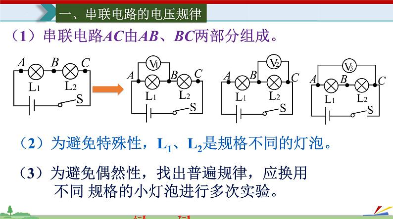 16.2串、并联电路中电压的规律-2022-2023学年九年级物理全一册同步高效助教课件（人教版）03