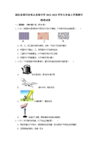 湖北省黄冈市英山实验中学2022-2023学年九年级上学期期中物理试卷(含答案)