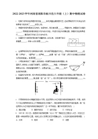 2022-2023学年河南省南阳市淅川县八年级（上）期中物理试卷(含答案解析)