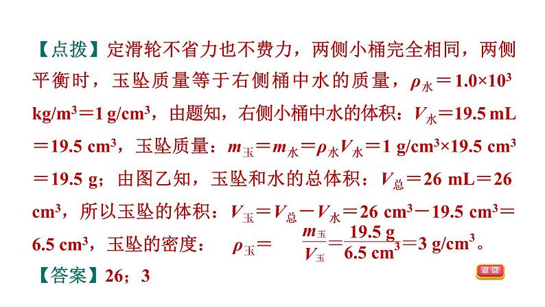 中考物理复习第6课时密度的测量课后练课件第4页