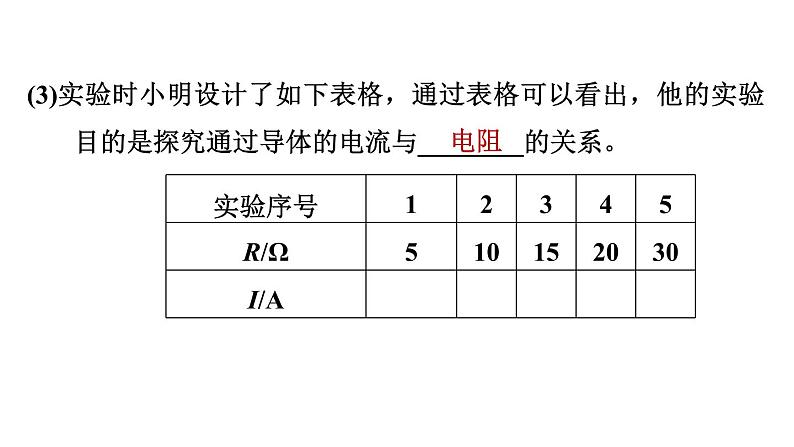 中考物理复习第26课时科学探究欧姆定律测量电阻课后练课件05