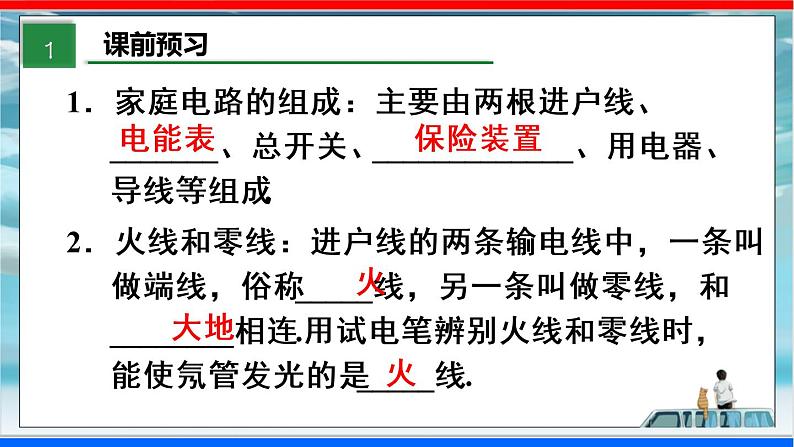 人教版九年级全册物理第十九章 19.1 家庭电路 课件+教案+导学案+练习含解析卷02