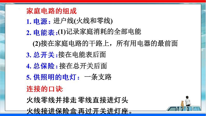 人教版九年级全册物理第十九章 19.1 家庭电路 课件+教案+导学案+练习含解析卷05