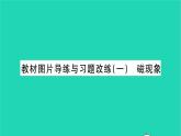 2022九年级物理全册第十四章磁现象教材图片导练与习题改练一磁现象习题课件新版北师大版