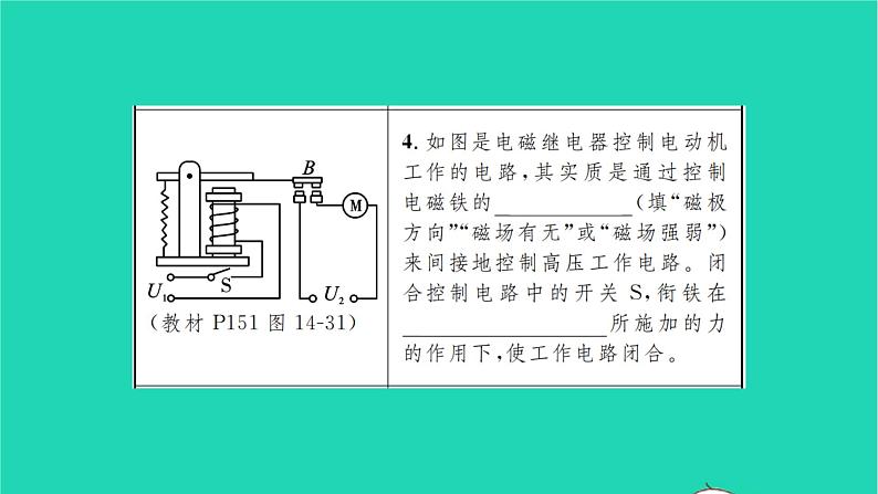 2022九年级物理全册第十四章磁现象教材图片导练与习题改练一磁现象习题课件新版北师大版06