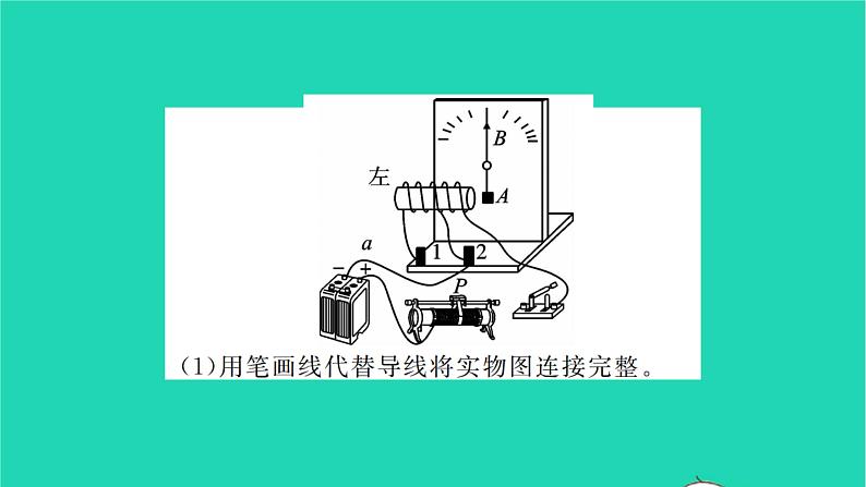 2022九年级物理全册第十四章磁现象方法专题4电与磁实验探究习题课件新版北师大版第8页