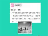 2022九年级物理全册第十四章磁现象第一节简单磁现象第1课时简单磁现象习题课件新版北师大版