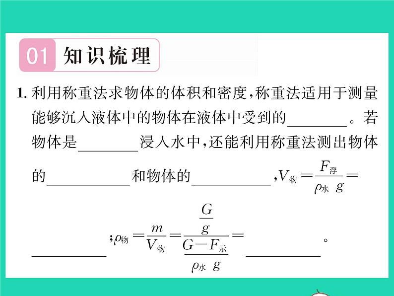 2022八年级物理全册第九章浮力第二节阿基米德原理第2课时阿基米德原理的应用习题课件新版沪科版第2页