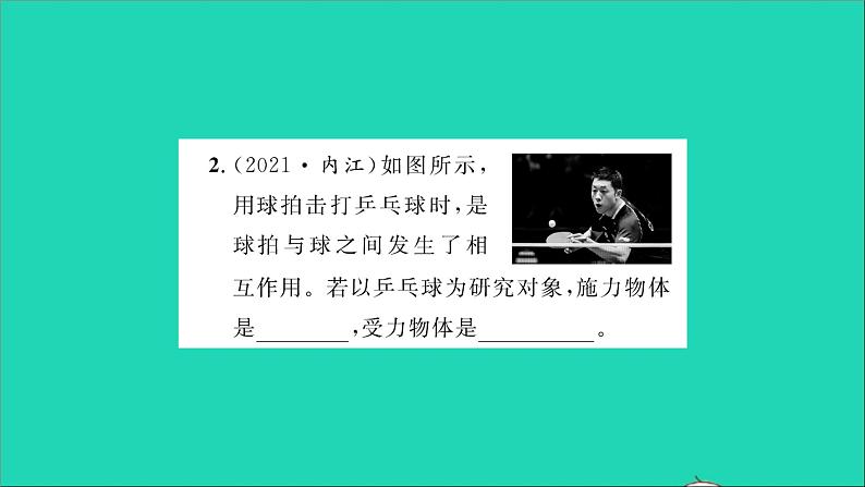 2022八年级物理全册第六章熟悉而陌生的力第一节力习题课件新版沪科版第4页