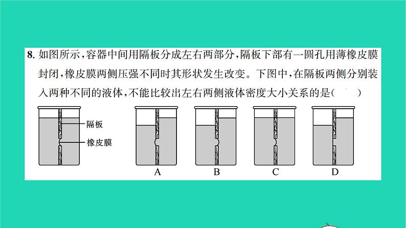 2022八年级物理全册第八章压强检测卷习题课件新版沪科版第8页